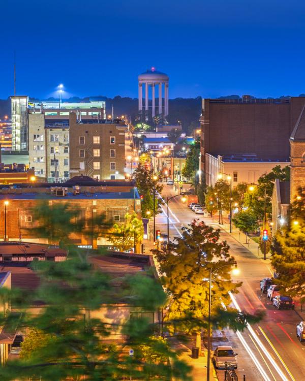 A photo of the city of Columbia